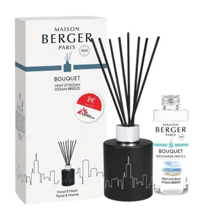 Maison Berger Paris Darčeková sada difuzér pre podporu Lekárov bez hraníc čierny + náplň Vôňa oceánu 100 ml Maison Berger Paris Darčeková sada difuzér pre podporu Lekárov bez hraníc čierny + náplň Vôňa oceánu 100 ml