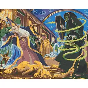 Albus Dumbledore a lord Voldemort (Harry Potter), 40 × 50 cm, bez rámu a bez vypnutia plátna Albus Dumbledore a lord Voldemort (Harry Potter), 40 × 50 cm, bez rámu a bez vypnutia plátna