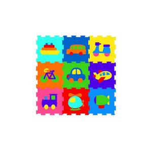 SP84356 Penová puzzle podložka - Cestovateľ 9ks SP84356 Penová puzzle podložka - Cestovateľ 9ks