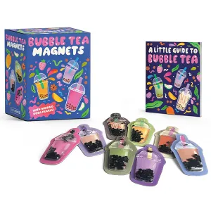 Running Press Bubble Tea Magnets: With Moving Boba Pearls! Miniature Editions Running Press Bubble Tea Magnets: With Moving Boba Pearls! Miniature Editions