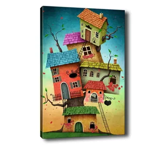 Obraz Tablo Center Tree Houses, 40 × 60 cm Obraz Tablo Center Tree Houses, 40 × 60 cm