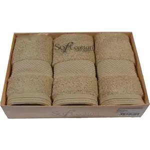 Soft Cotton darčeková súprava malých modalových uterákov Deluxe, 3 ks, béžová Soft Cotton darčeková súprava malých modalových uterákov Deluxe, 3 ks, béžová