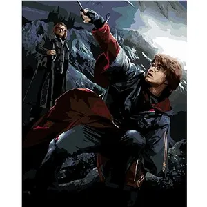 Harry Potter a Alastor Moody, 40 × 50 cm, plátno napnuté na rám Harry Potter a Alastor Moody, 40 × 50 cm, plátno napnuté na rám