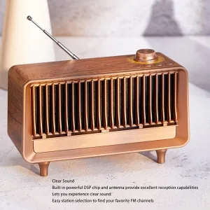 Vintage rádio - retro rádio z dreva s Bluetooth + FM/AM rádio / AUX / USB disk / Micro SD Vintage rádio - retro rádio z dreva s Bluetooth + FM/AM rádio / AUX / USB disk / Micro SD