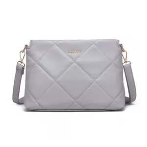 Miss Lulu dámska elegantná crossbody kabelka LB2237 - sivá Miss Lulu dámska elegantná crossbody kabelka LB2237 - sivá
