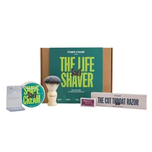 Men Rock London Darčeková sada holiacej starostlivosti Sicilian Lime (Ultimate Cut Throat Razor Shaving Gift Set) Men Rock London Darčeková sada holiacej starostlivosti Sicilian Lime (Ultimate Cut Throat Razor Shaving Gift Set)