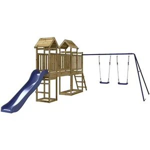 Shumee Detské ihrisko na záhradu 313 × 469 × 214 cm, impregnované borovicové drevo Shumee Detské ihrisko na záhradu 313 × 469 × 214 cm, impregnované borovicové drevo