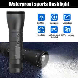 Kamera v baterke LED s FULL HD rozlíšenie + 120° uhol s IPX6 vodeodolné + držiaky Kamera v baterke LED s FULL HD rozlíšenie + 120° uhol s IPX6 vodeodolné + držiaky