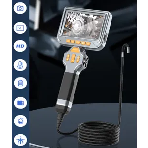 Endoskop 2 kĺbový elektricky rotačný s HD + auto zaostrovanie + 5" displej + 6mm kamera s LED + nahrávanie na micro SD Endoskop 2 kĺbový elektricky rotačný s HD + auto zaostrovanie + 5" displej + 6mm kamera s LED + nahrávanie na micro SD