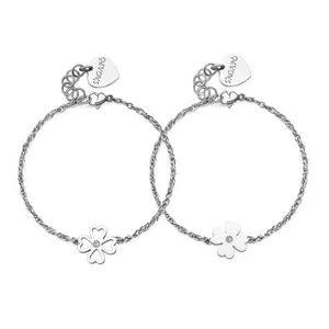 S%27Agapõ Set oceľových náramkov Štvorlístok Me + You SEY25 S%27Agapõ Set oceľových náramkov Štvorlístok Me + You SEY25