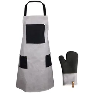 Gusta Set De Luxe zástera + chňapka, darčekové balenie čierna Gusta Set De Luxe zástera + chňapka, darčekové balenie čierna