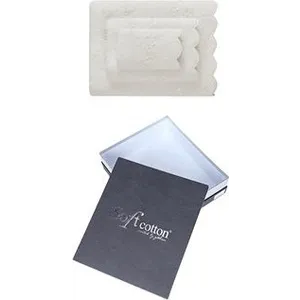 Soft Cotton – Darčekové balenie uterákov a osušky Silvia, 3 ks, smotanová Soft Cotton – Darčekové balenie uterákov a osušky Silvia, 3 ks, smotanová