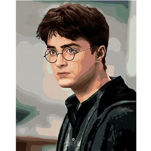 Portrét zahľadený Harry Potter, 40×50 cm, bez rámu a bez vypnutia plátna Portrét zahľadený Harry Potter, 40×50 cm, bez rámu a bez vypnutia plátna