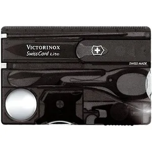 VICTORINOX Swiss Card Lite Translucent čierny VICTORINOX Swiss Card Lite Translucent čierny