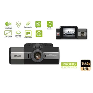 2 kanálová kamera do auta (predná/vnútorná) + QHD rozlíšenie 1440p s GPS - Profio S32 2 kanálová kamera do auta (predná/vnútorná) + QHD rozlíšenie 1440p s GPS - Profio S32
