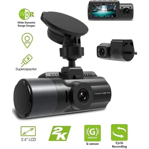 3 kanálová kamera do auta s GPS (predná/zadná/vnútorná) s 2K + Parkovací mód - Profio S12 3 kanálová kamera do auta s GPS (predná/zadná/vnútorná) s 2K + Parkovací mód - Profio S12