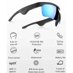 Slnečné okuliare bezdrôtové športové polarizačné UV400 s Bluetooth reproduktormi Slnečné okuliare bezdrôtové športové polarizačné UV400 s Bluetooth reproduktormi