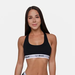GymBeam Podprsenka Bralette Black MM GymBeam Podprsenka Bralette Black MM
