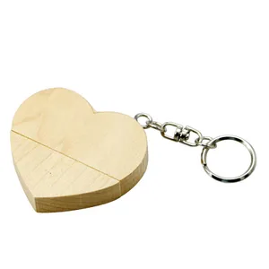 USB Flash Disk v tvare dreveného srdca USB Flash Disk v tvare dreveného srdca