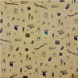 Be Nice - Prírodný vianočný papier - hnedý veľký (3 ks) Be Nice - Prírodný vianočný papier - hnedý veľký (3 ks)