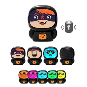 Mini reproduktor s meniacou sa tvárou bezdrôtový prenosný bluetooth 3W - Halloween Mini reproduktor s meniacou sa tvárou bezdrôtový prenosný bluetooth 3W - Halloween