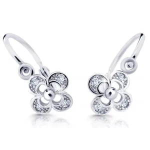Cutie Diamonds Detské náušnice z bieleho zlata Štvorlístok s briliantmi DC2200-10-00-X-2 Cutie Diamonds Detské náušnice z bieleho zlata Štvorlístok s briliantmi DC2200-10-00-X-2