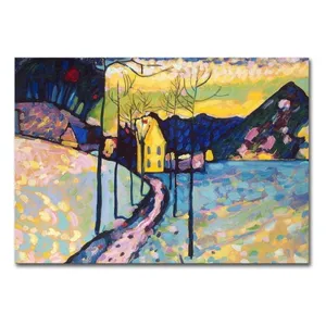 Obraz - reprodukcia 100x70 cm Wassily Kandinsky – Wallity Obraz - reprodukcia 100x70 cm Wassily Kandinsky – Wallity