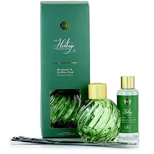 Ashleigh & Burwood Darčeková súprava sklenený GREEN s náplňou BERGAMOT & GOLDEN OUD 150 ml Ashleigh & Burwood Darčeková súprava sklenený GREEN s náplňou BERGAMOT & GOLDEN OUD 150 ml
