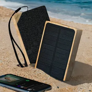 Solárny bambusový reproduktor s Bluetooth - Reproduktory na solárnu energiu 3W Solárny bambusový reproduktor s Bluetooth - Reproduktory na solárnu energiu 3W