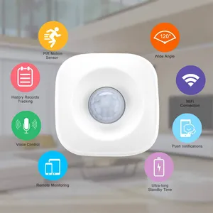 Pohybový senzor alarm - PIR smart Wifi + detekcia do 5M s upozornením v app smartphone Pohybový senzor alarm - PIR smart Wifi + detekcia do 5M s upozornením v app smartphone