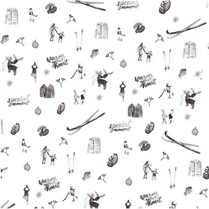 Be Nice - Prírodný vianočný papier - svetlý veľký (3 ks) Be Nice - Prírodný vianočný papier - svetlý veľký (3 ks)