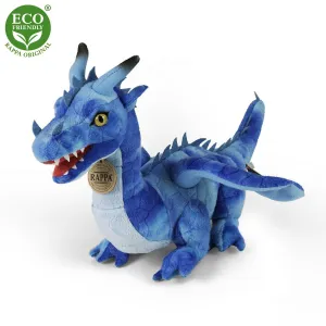 Rappa Plyšový drak modrý, 40 cm ECO-FRIENDLY Rappa Plyšový drak modrý, 40 cm ECO-FRIENDLY