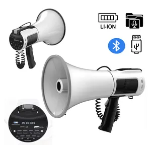 Megafón Bluetooth 80W s dosahom 800m - podpora USB, SD karta + Nahrávanie Megafón Bluetooth 80W s dosahom 800m - podpora USB, SD karta + Nahrávanie