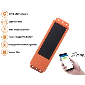 GPS lokátor so solárnym panelom + Li-ion 10000 mAh + krytie IPX7 + odposluch GPS lokátor so solárnym panelom + Li-ion 10000 mAh + krytie IPX7 + odposluch