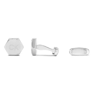 Calvin Klein Luxusné oceľové manžetové gombíky Latch 35000257 Calvin Klein Luxusné oceľové manžetové gombíky Latch 35000257
