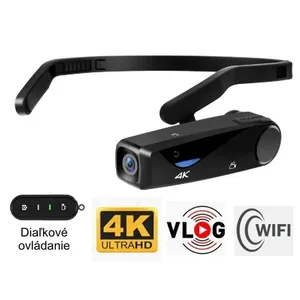 Športová POV Vlogovacia kamera na hlavu s rozlíšením 4K + Wifi +príslušenstvo Športová POV Vlogovacia kamera na hlavu s rozlíšením 4K + Wifi +príslušenstvo