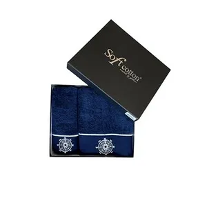 Soft Cotton – Darčeková súprava uterák a osuška Marine Lady, 2 ks, tmavo modrá Soft Cotton – Darčeková súprava uterák a osuška Marine Lady, 2 ks, tmavo modrá