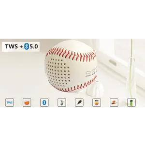 Mini bluetooth reproduktor k mobilu - baseball lopta 2x3W Mini bluetooth reproduktor k mobilu - baseball lopta 2x3W