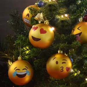 Vianočné gule Emoji (Emotikon) 6ks - originálne Vianočné ozdoby na stromček Vianočné gule Emoji (Emotikon) 6ks - originálne Vianočné ozdoby na stromček