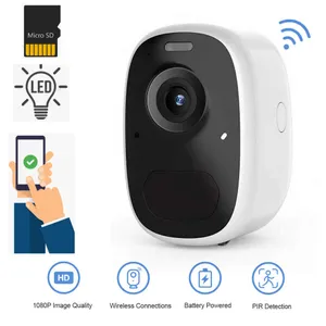 Bezpečnostná IP kamera FULL HD + WiFi + IR LED + 5200mAh batéria + detekcia pohybu + IP65 Bezpečnostná IP kamera FULL HD + WiFi + IR LED + 5200mAh batéria + detekcia pohybu + IP65