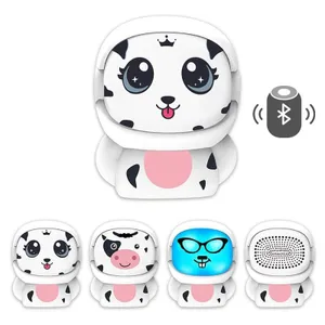 Reproduktor pre deti s meniacou sa tvárou - Malý prenosný bezdrôtový bluetooth 3W - Biely Reproduktor pre deti s meniacou sa tvárou - Malý prenosný bezdrôtový bluetooth 3W - Biely