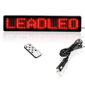 Auto LED tabula červená s diaľkovým ovládaním 23 x 5 x 1 cm, 12V Auto LED tabula červená s diaľkovým ovládaním 23 x 5 x 1 cm, 12V